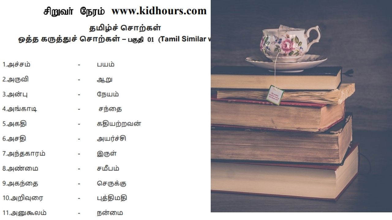 visit synonyms in tamil